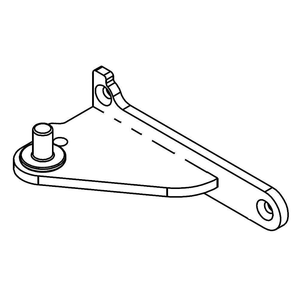 Photo of GE Part #w10918115, Door Hin | 4.50 x 1.75 x 2.50 from Repair Parts Direct