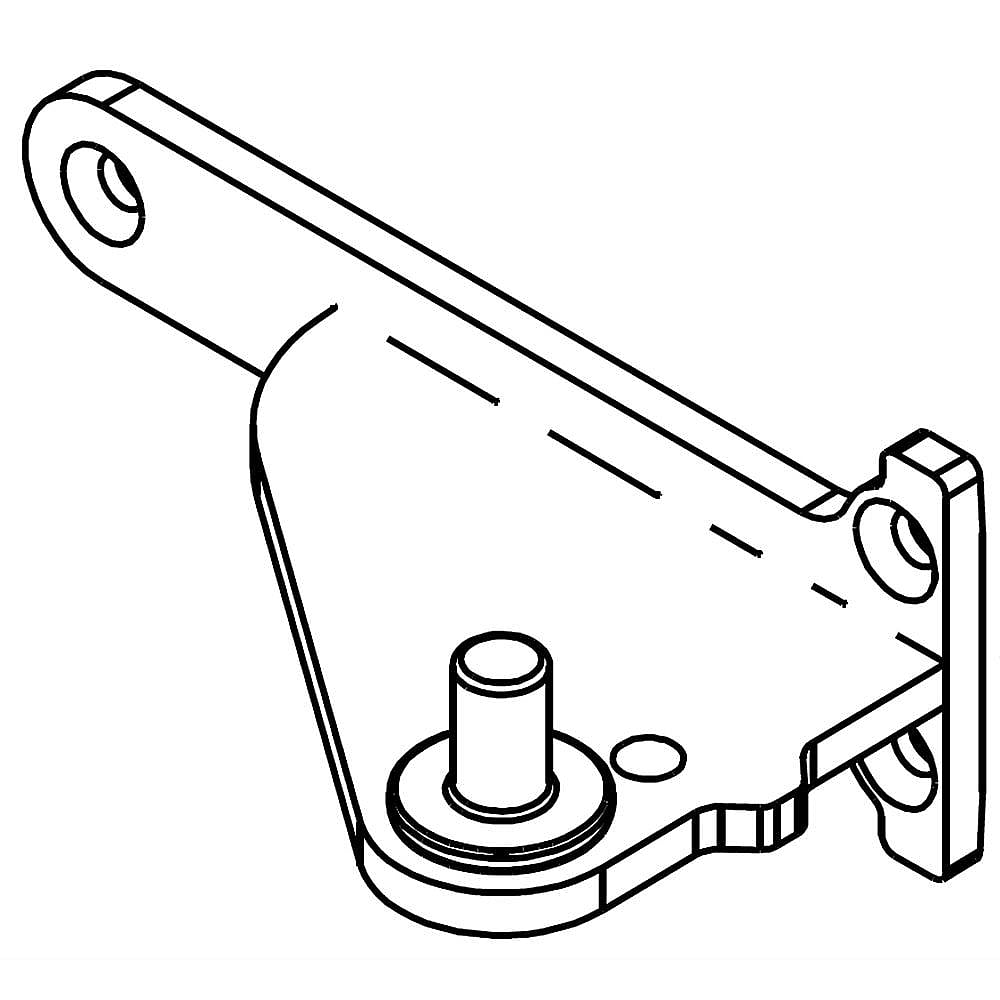 Photo of GE Part #w10918117, Door Hin | 4.50 x 2.00 x 2.00 from Repair Parts Direct