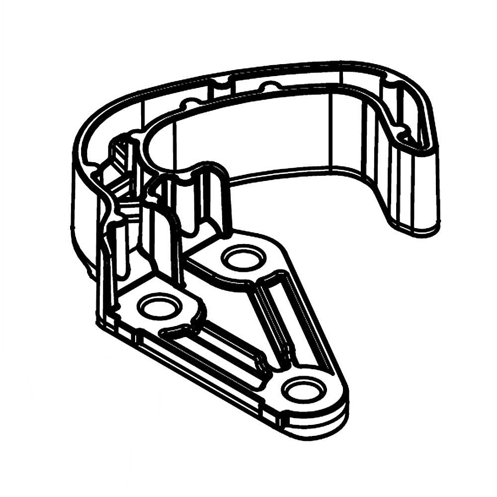 Photo of GE Part #w10918118, Refrigerator Closer | 2.50 x 2.00 x 0.50 from Repair Parts Direct