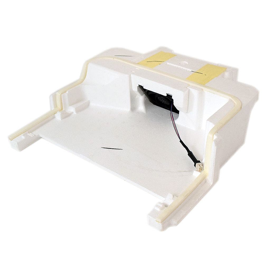Part #w10918511, Refrigerator Fresh Food Fan Motor Assembly / 18.82 x 18.82 x 5.88