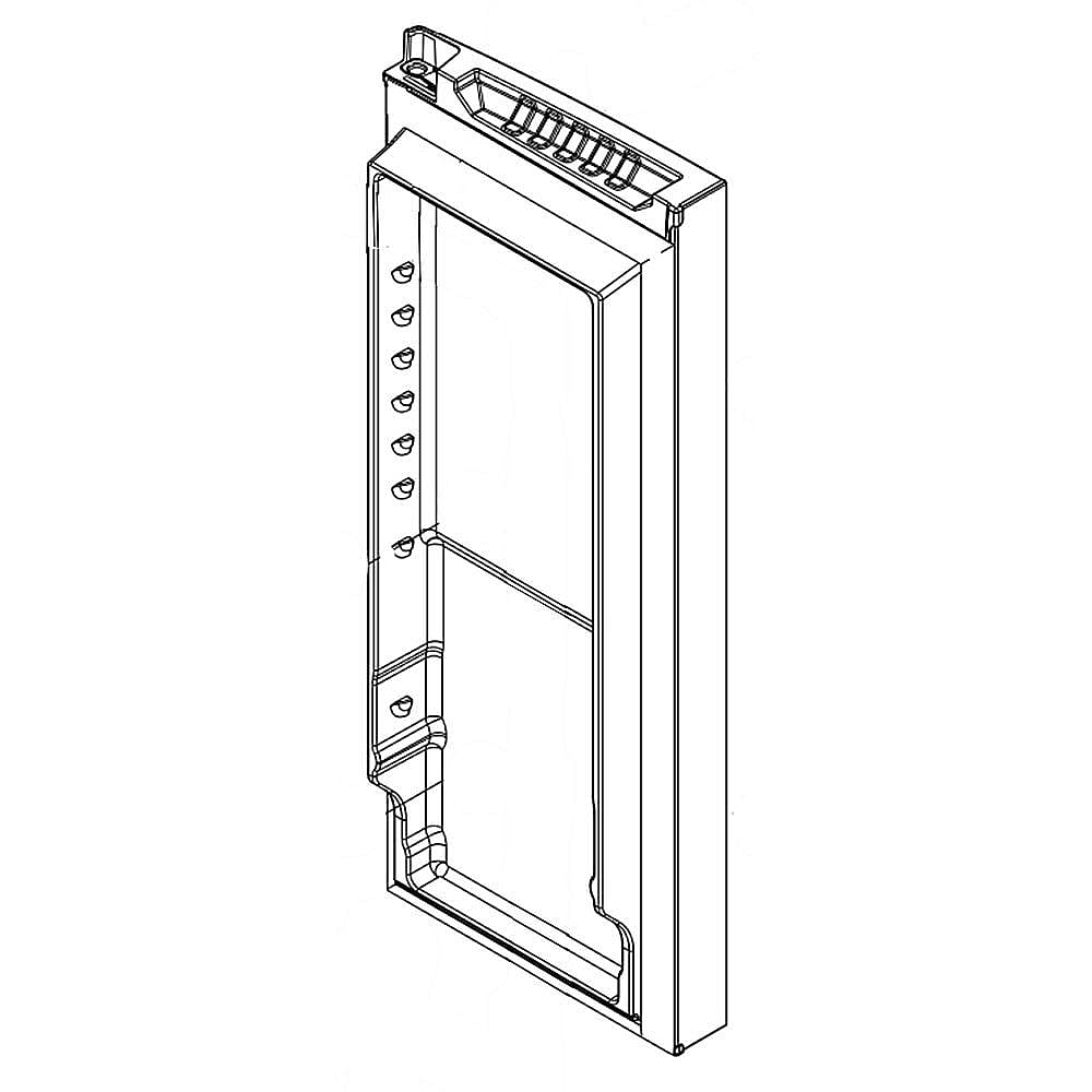 Part #w10919633, Refrigerator Door Assembly, Right (Black Stainless)