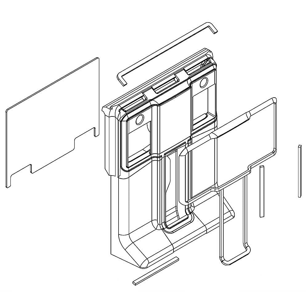 Part #w10919804, Air Duct | 13.82 x 5.69 x 17.13
