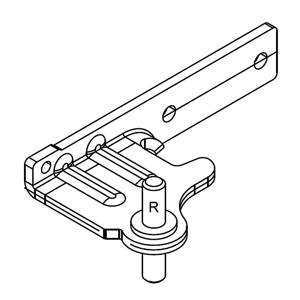 Part #w11022519, Hinge Assy, c / 5.00 x 1.00 x 2.50