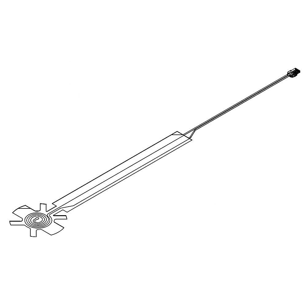 Part #w11024084, Refrigerator Heater / 13.50 x 4.75 x 0.08
