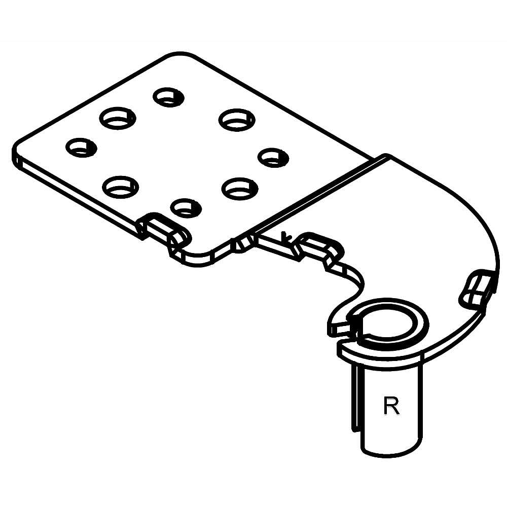 Part #w11028889, Hinge Assemb / 5.50 x 2.50 x 1.20