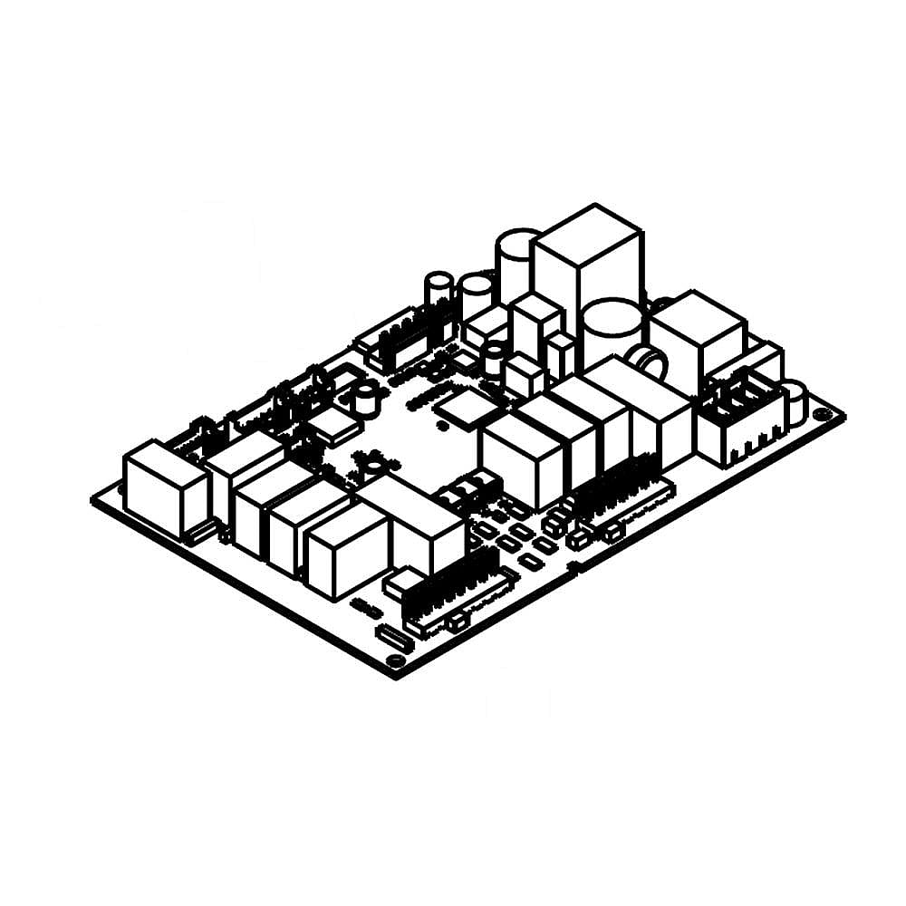 Photo of GE Part #w11035833, Refrigerator Electronic Control Board | 11.00 x 4.75 x 2.25 from Repair Parts Direct