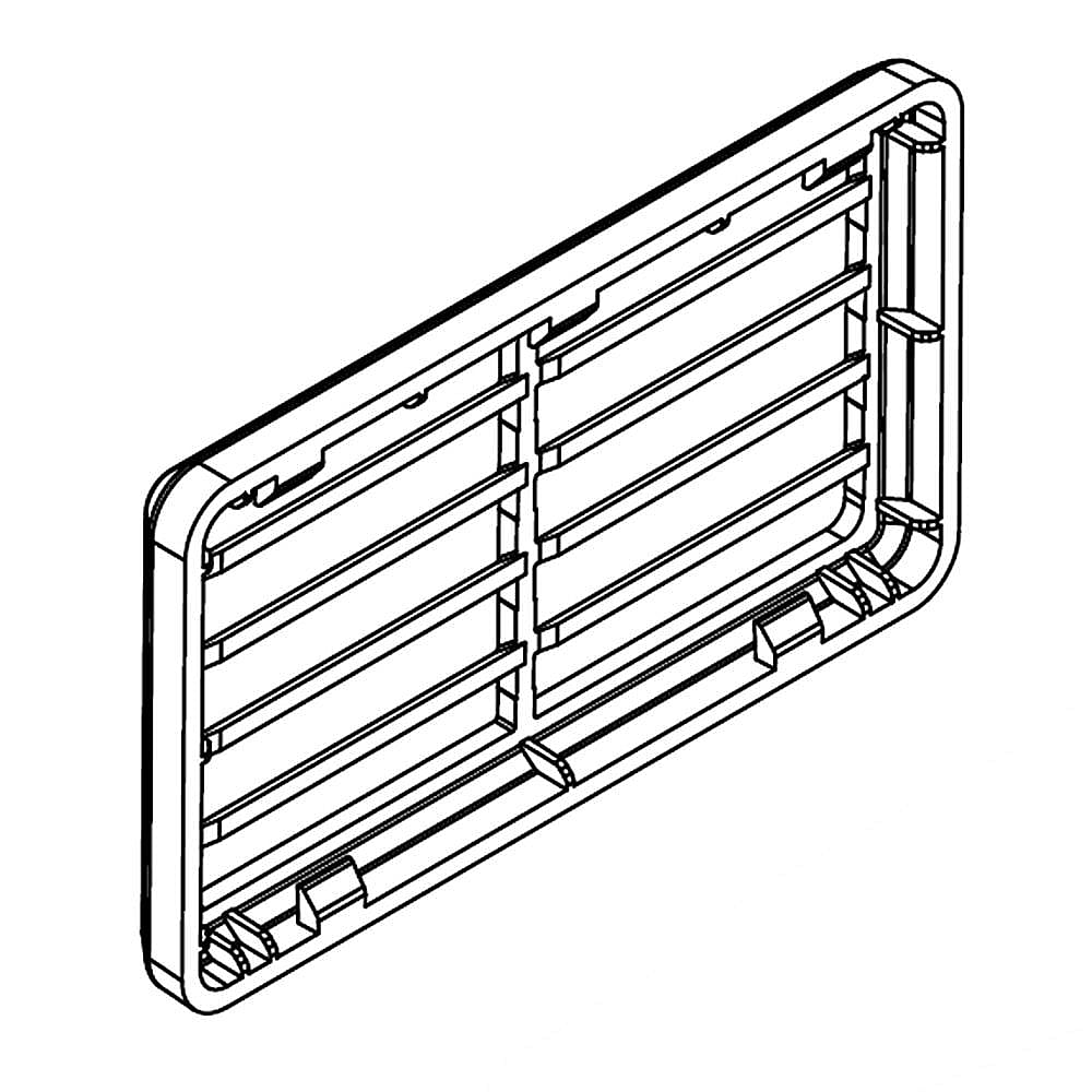 Part #w11039286, Grille, air R / 7.00 x 4.00 x 2.00