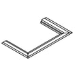 Freezer Breaker Strip, End for Whirlpool SCF1510HW00 - Part W11045300