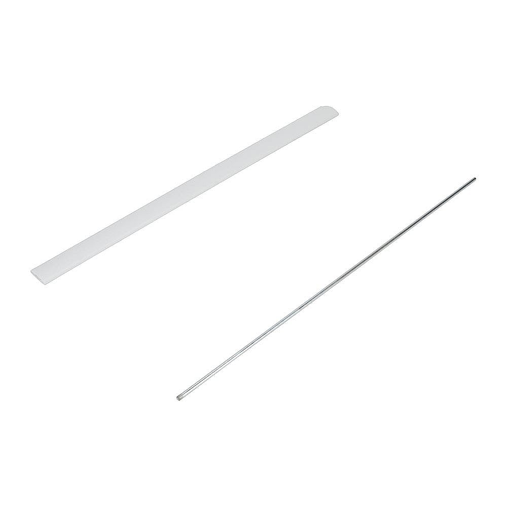 Part #w11045462, Refrigerator Door Shelf Rail | 27.25 x 5.75 x 3.37