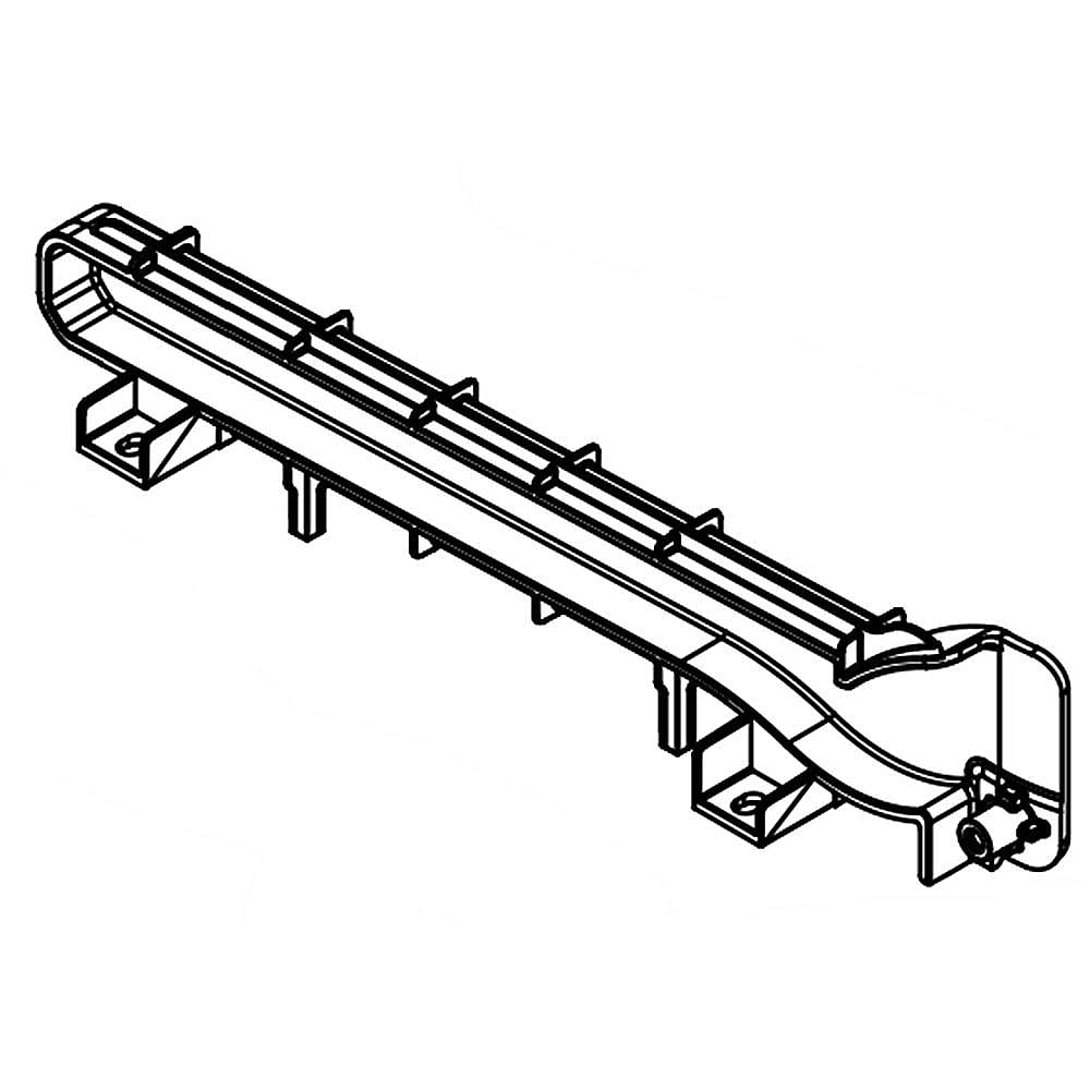 Part #w11051442, Refrigerator Crisper Drawer Track, Right / 10.25 x 1.50 x 1.00