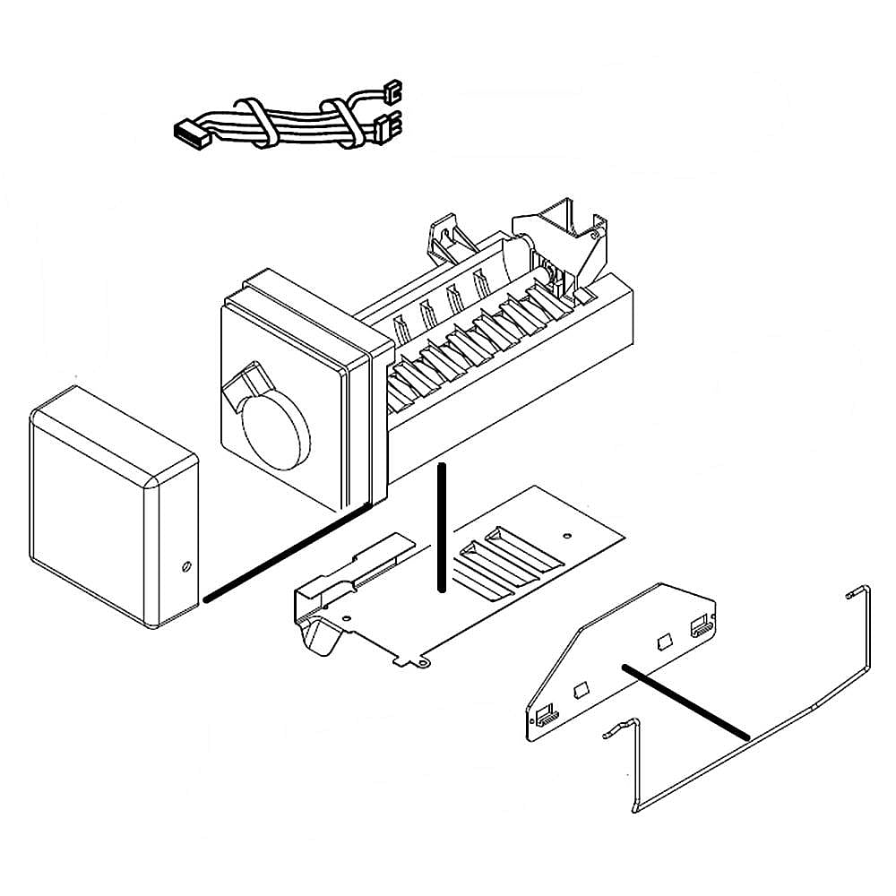 Refrigerator Ice Maker W11082613 parts | Sears PartsDirect