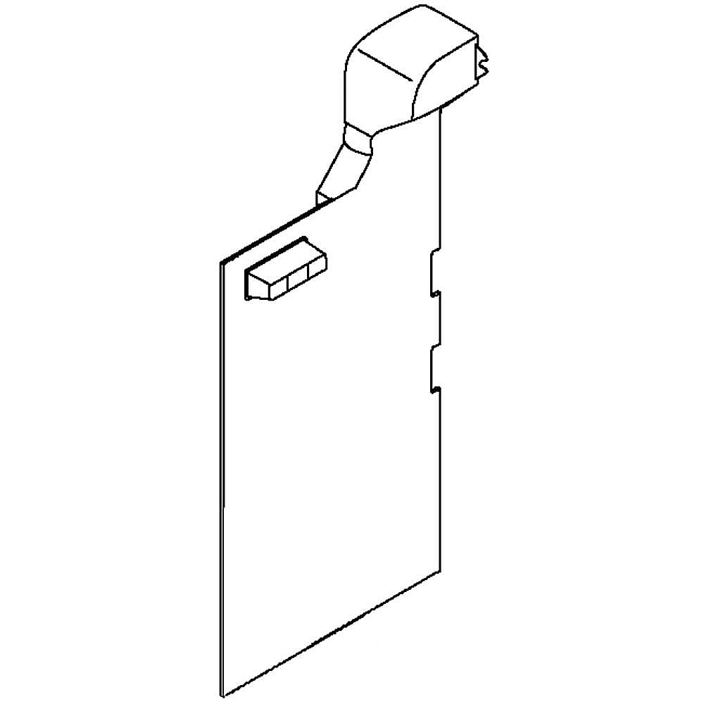 Part #w11084384, Freezer Air Duct