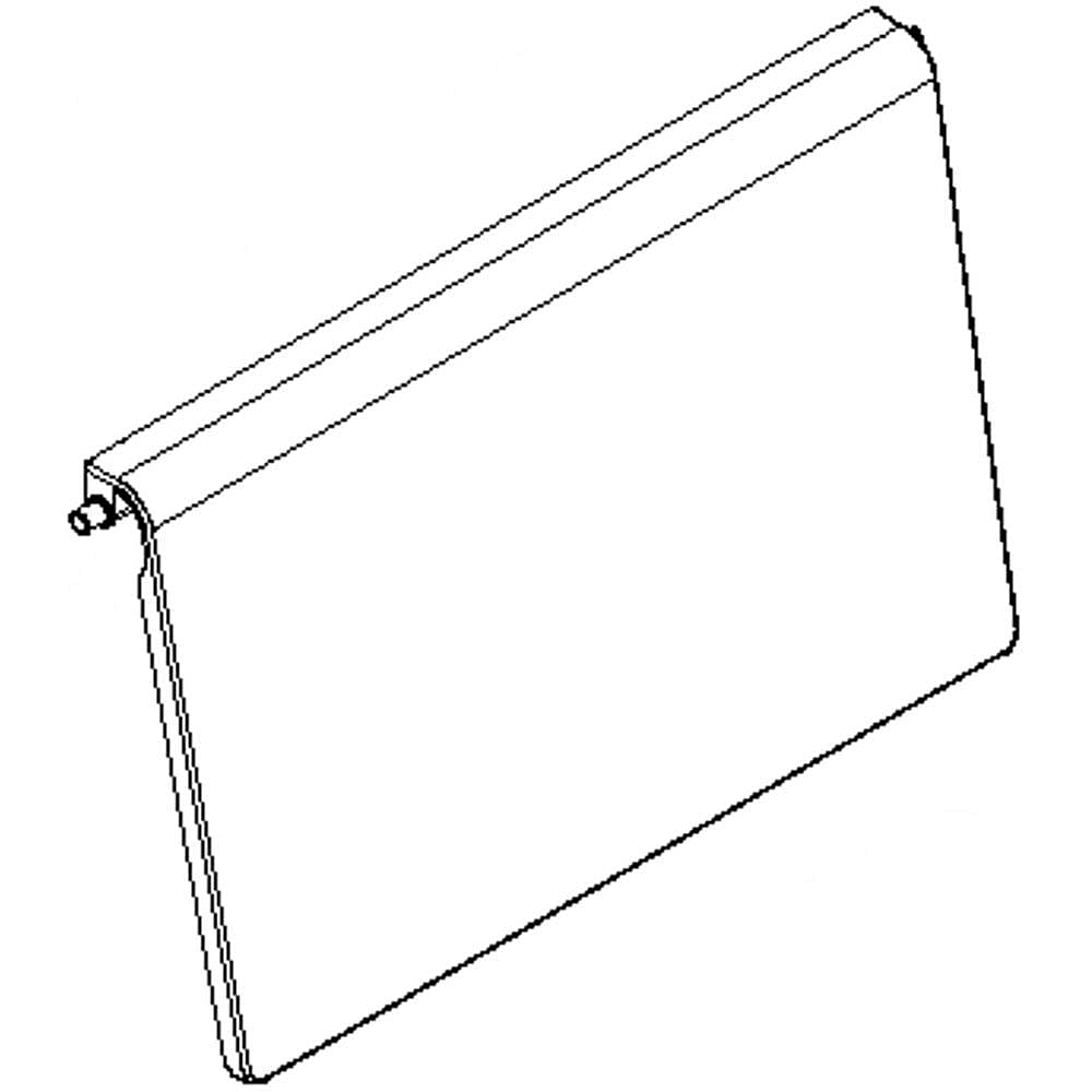 Part #w11351744, Refrigerator Ice Container Access Door (Replaces W11087964) / 9.75 x 5.50 x 0.20