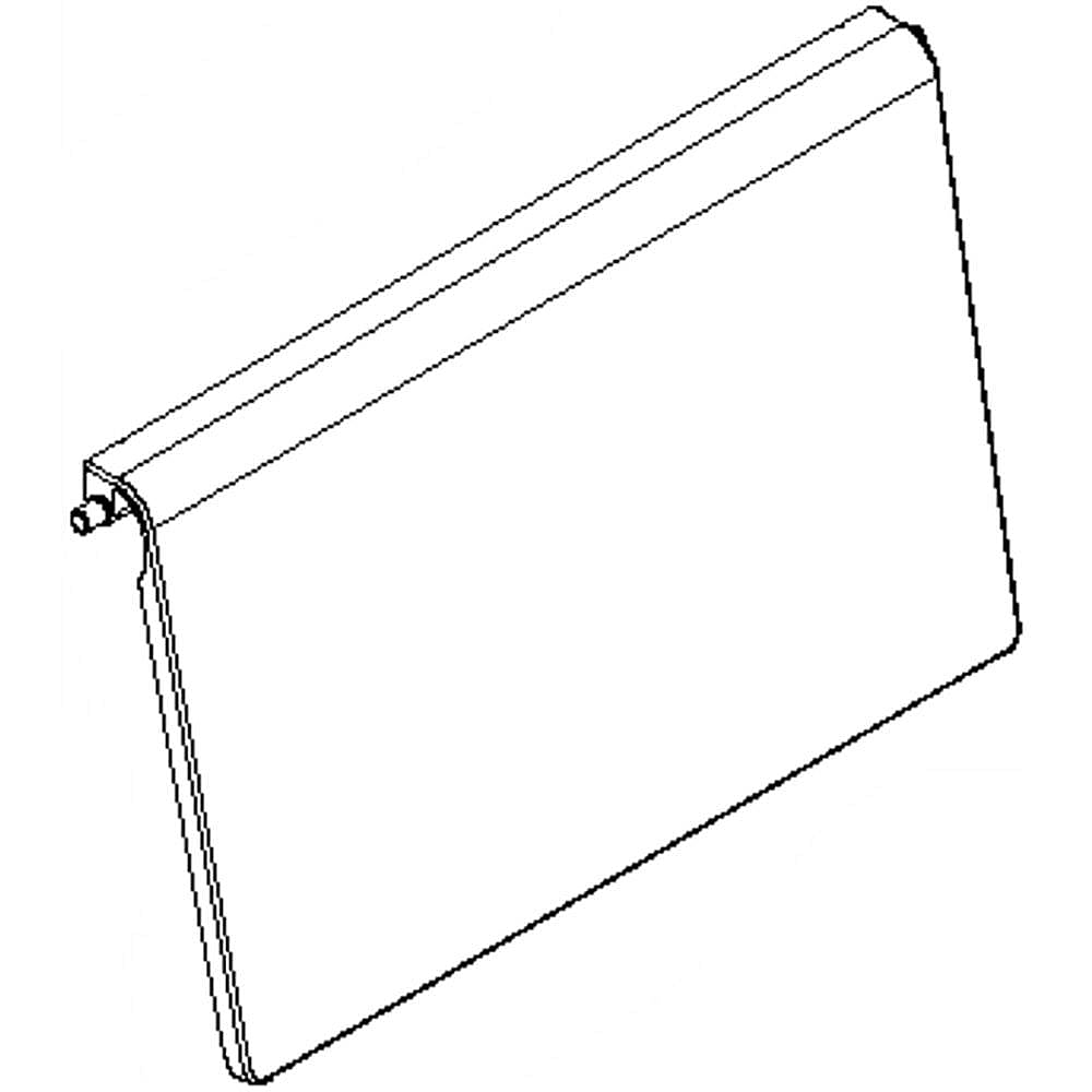 Part #w11087965, Refrigerator Ice Container Access Door / 7.38 x 5.50 x 0.50