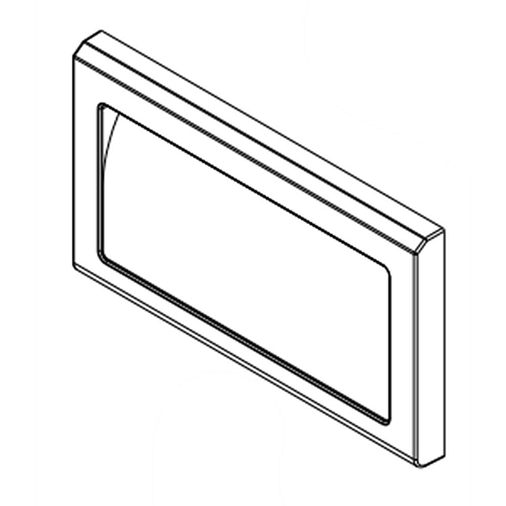Part #w11094883, Refrigerator Crisper Drawer Front / 8.32 x 3.82 x 18.63