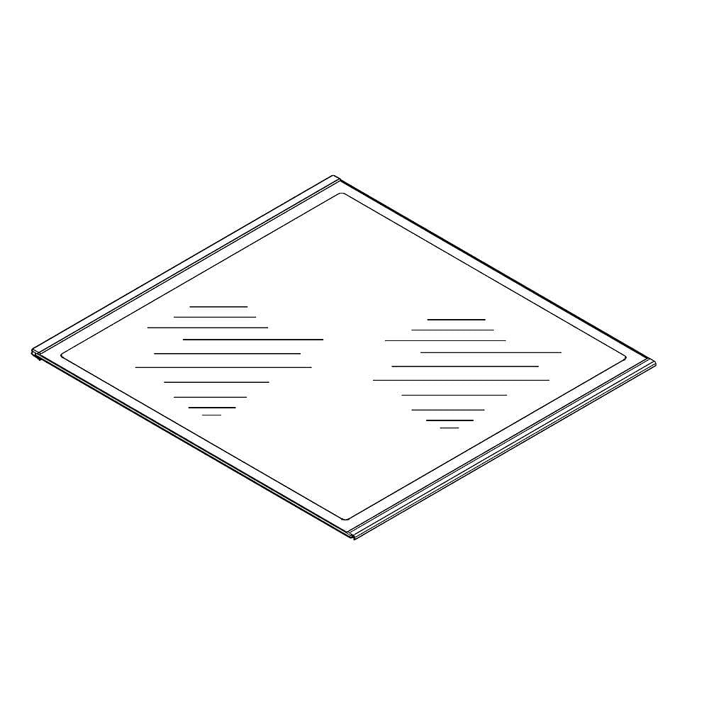 Part #w11098699, Glass Shelf | 18.75 x 18.75 x 2.12