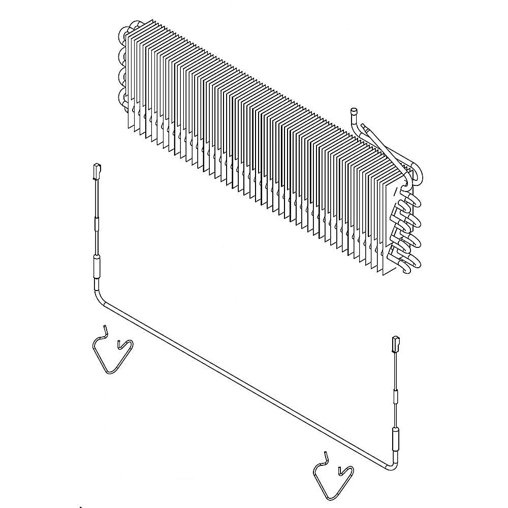 Part #w11099748, Refrigerator Evaporator | 32.00 x 18.13 x 6.25