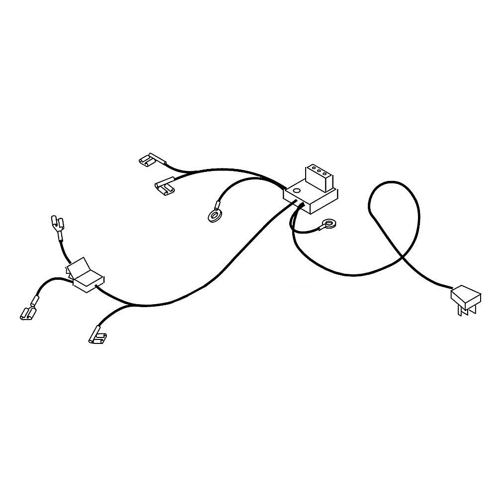 Part #w11103758, Wire Harness (Includes Power Cord) / 10.00 x 3.00 x 2.00
