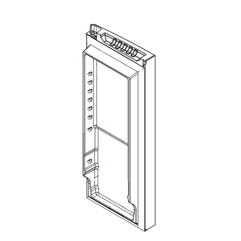 Part #w11104465, Refrigerator Door Assembly, Right (Black Stainless)