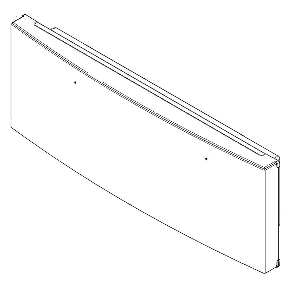 Part #w11104495, Refrigerator Drawer Door Assembly (Stainless) | 40.25 x 13.50 x 9.75