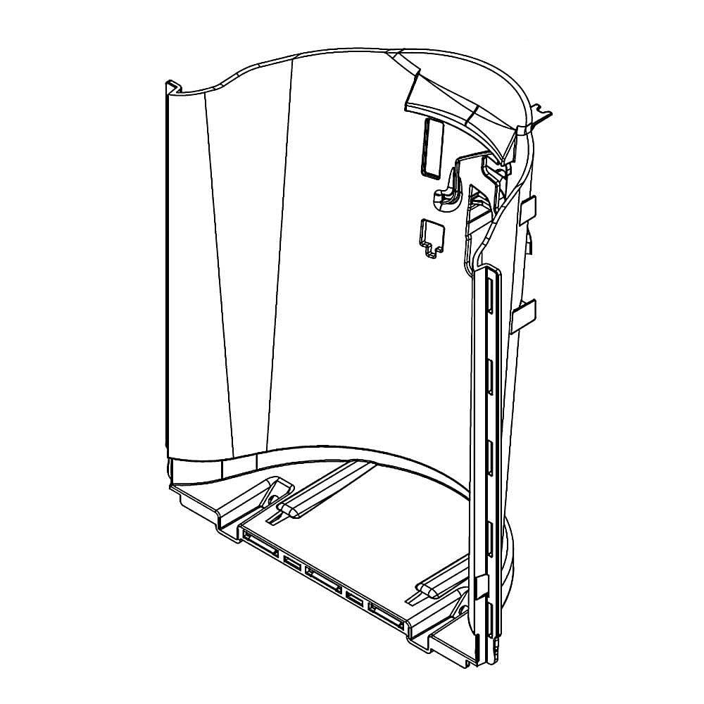 GE Part #w11109614, Refrigerator Shield | 9.75 x 9.38 x 12.75