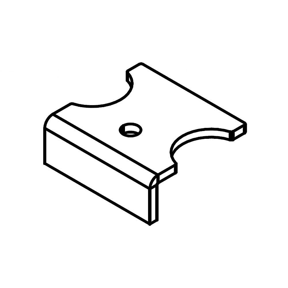 Part #w11110857, Door Stopper / 1.25 x 1.00 x 1.00
