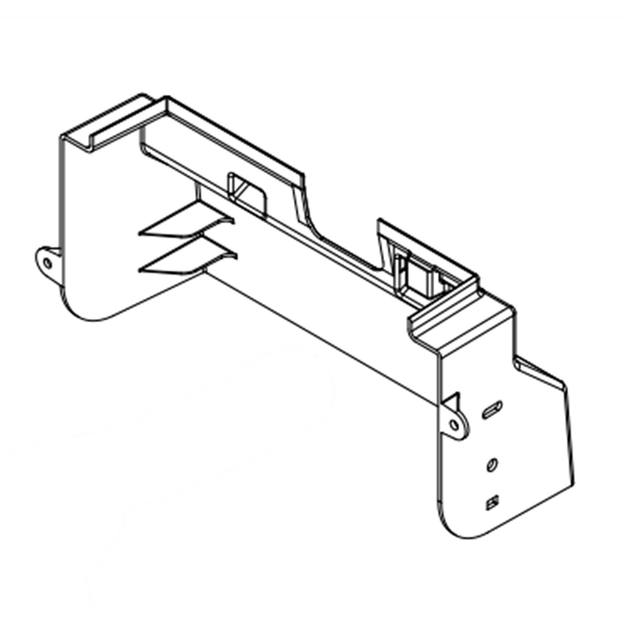 Photo of Part #w11124841, Cover, Air Damper from Repair Parts Direct