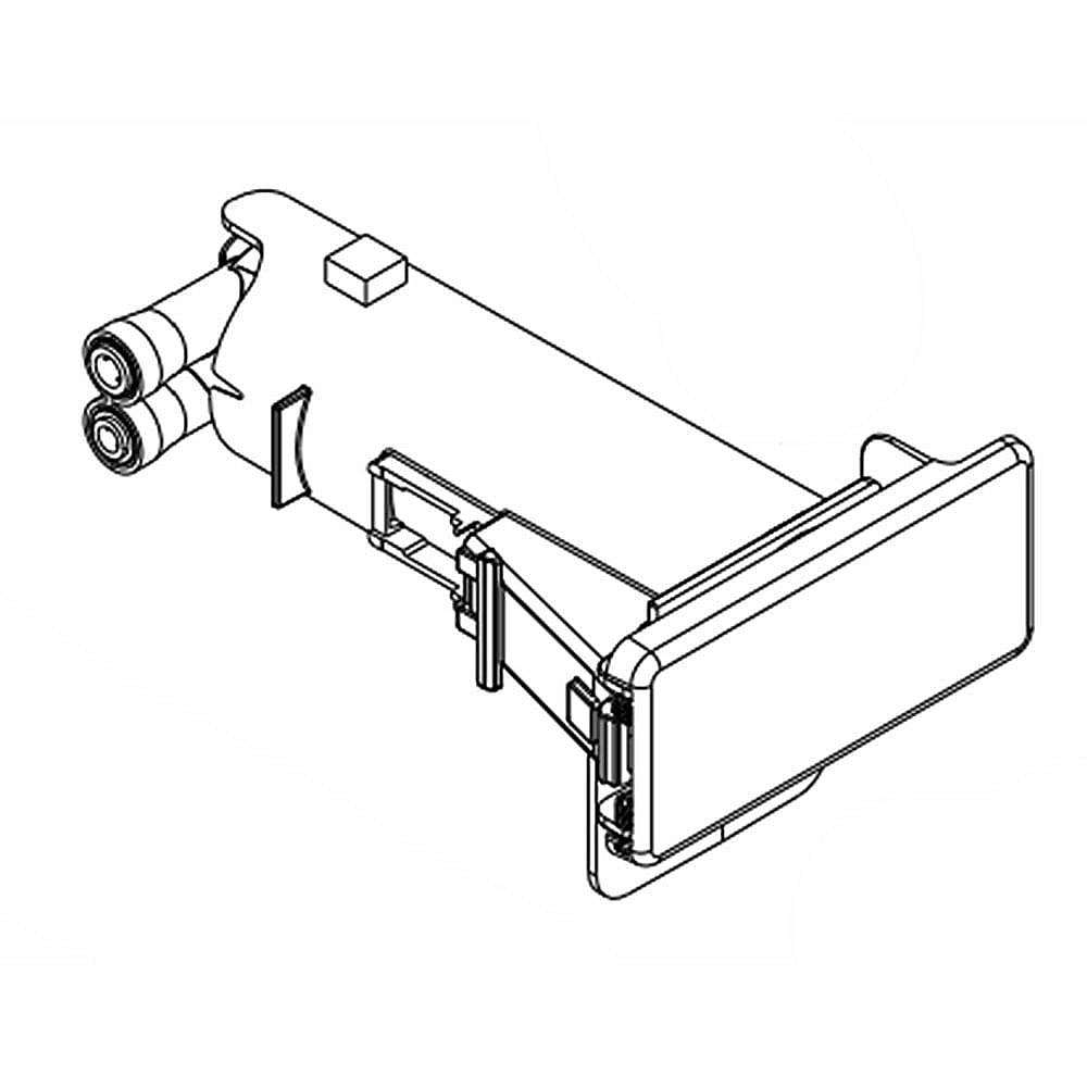 Part #w11162041, Whirlpool Refrigerator Water Filter Housing | 8.37 x 5.50 x 5.25