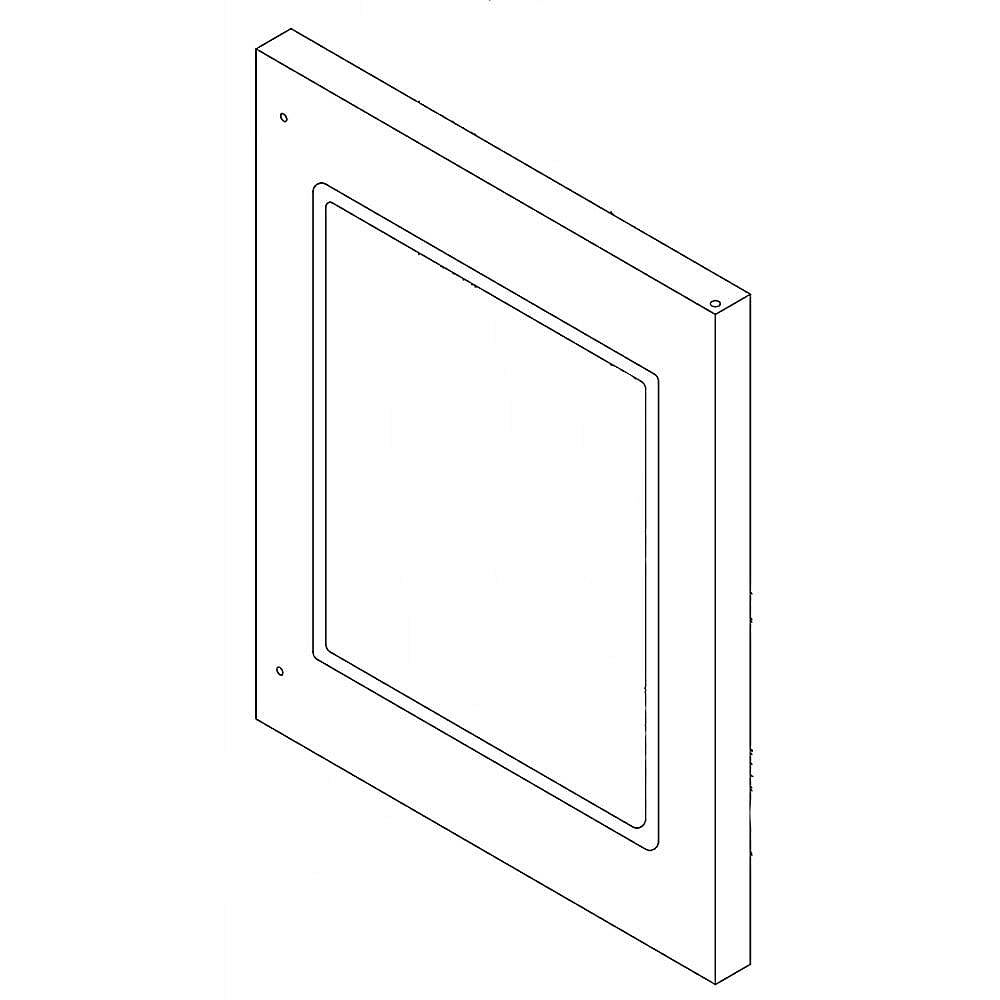 Part #w11164089, Wine Cooler Door Outer Panel (Stainless) / 33.00 x 24.25 x 5.12
