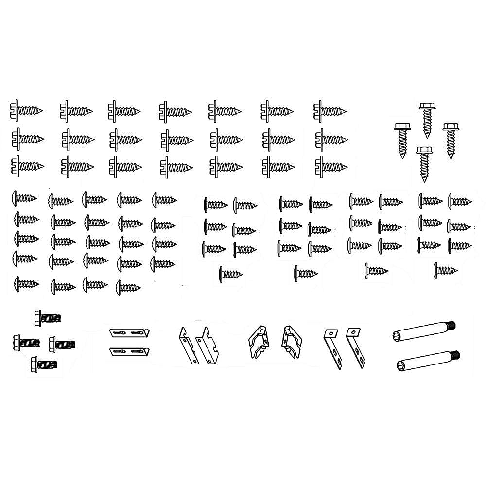 Part #w11175806, Refrigerator Trim Kit Hardware Pack / 8.00 x 3.25 x 1.25