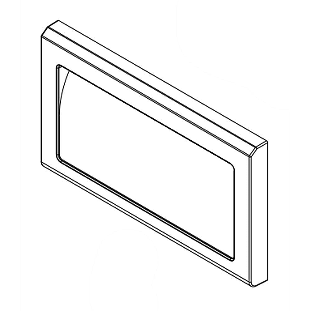 Part #w11176882, Refrigerator Crisper Drawer Front / 18.37 x 8.25 x 3.75