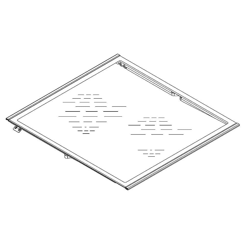 Part #w11178072, Glass Shelf | 22.00 x 19.25 x 2.25