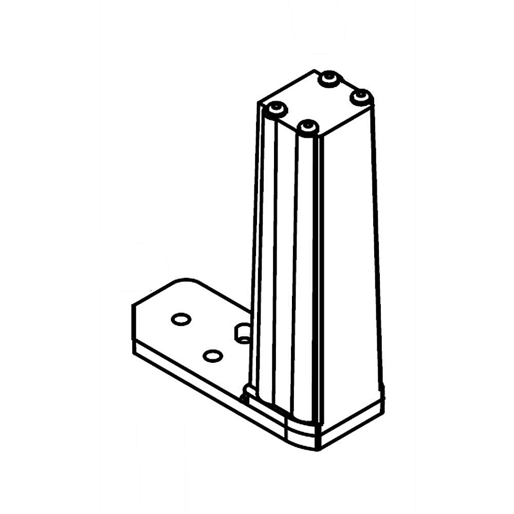 Photo of GE Part #w11179355, Refrigerator Closer | 4.00 x 3.00 x 1.25 from Repair Parts Direct