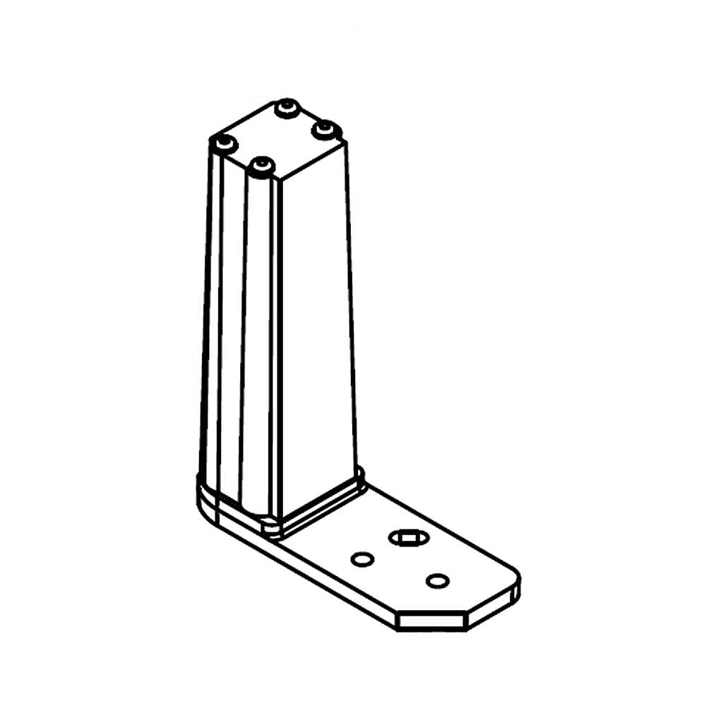 Photo of GE Part #w11188796, Refrigerator Closer | 4.00 x 3.00 x 1.00 from Repair Parts Direct