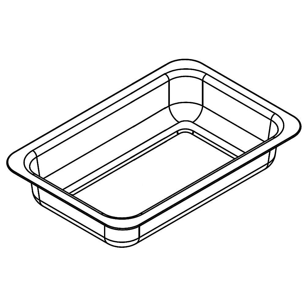 Part #w11592414, Refrigerator Snack Drawer (Replaces W11189146, W11444736) / 12.25 x 11.25 x 3.75