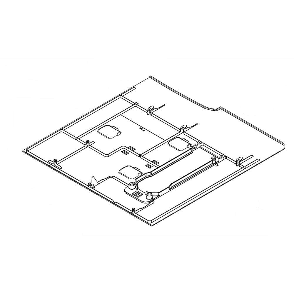 Photo of GE Part #w11190820, Refrigerator Cover | 25.00 x 24.00 x 4.50 from Repair Parts Direct