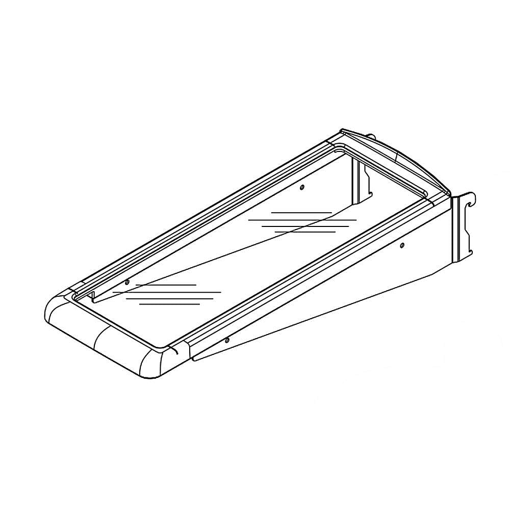 Part #w11197490, Refrigerator Shelf | 18.00 x 7.00 x 7.12
