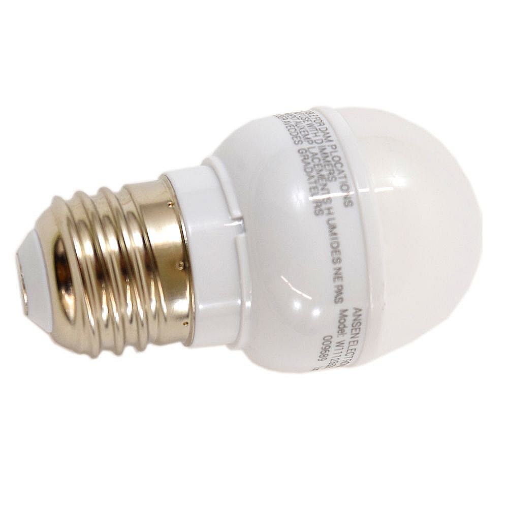 Part #w11216993, Refrigerator Light Bulb (Replaces W11125625) / 4.50 x 4.50 x 3.50