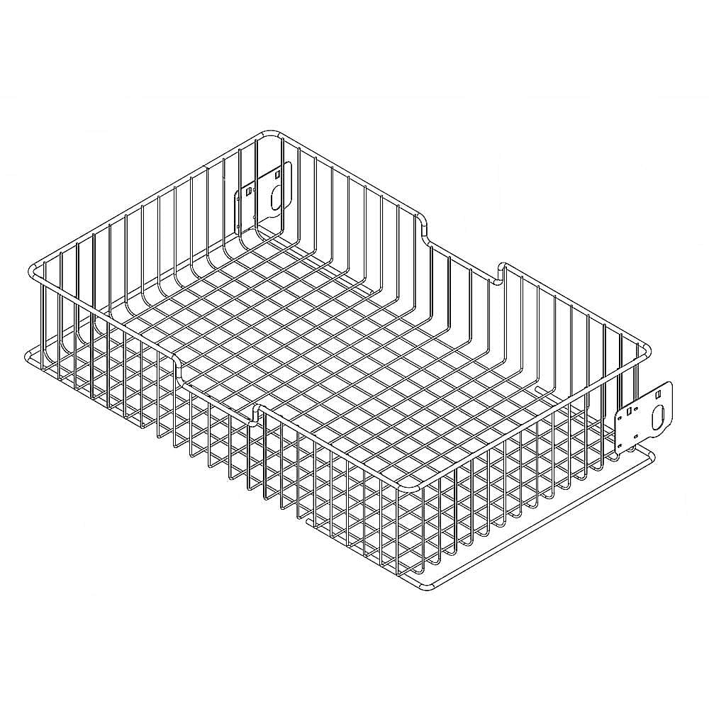 Part #w11218042, Refrigerator Freezer Basket, Upper / 30.50 x 19.00 x 6.75