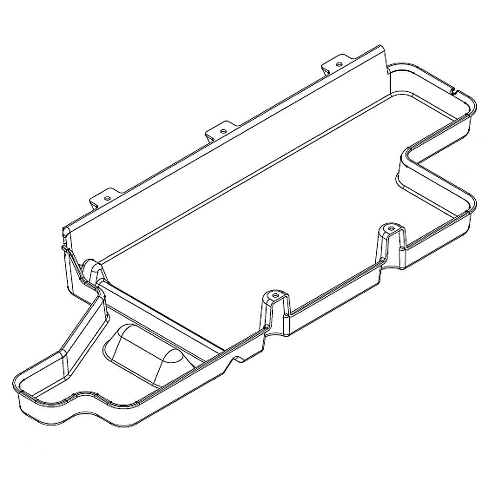 Part #w11225840, Evaporator Tray / 27.37 x 9.75 x 6.12