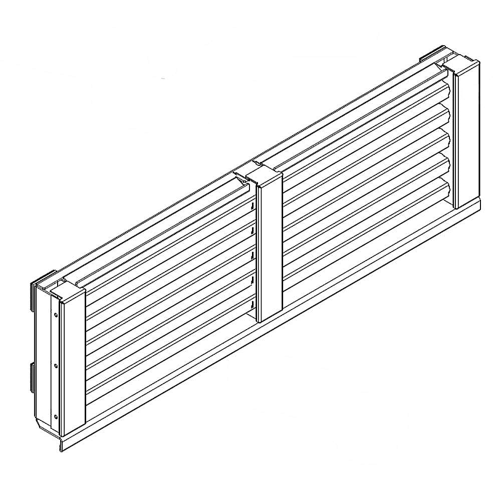 Part #w11233347, Refrigerator Toe Grille (Charcoal Sparkle) | 31.00 x 8.50 x 4.00
