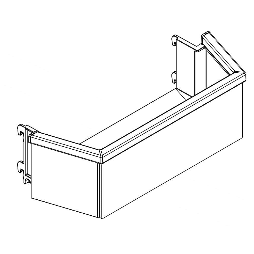 Part #w11233619, Refrigeration Appliance Door Bin / 4.25 x 5.50 x 28.50