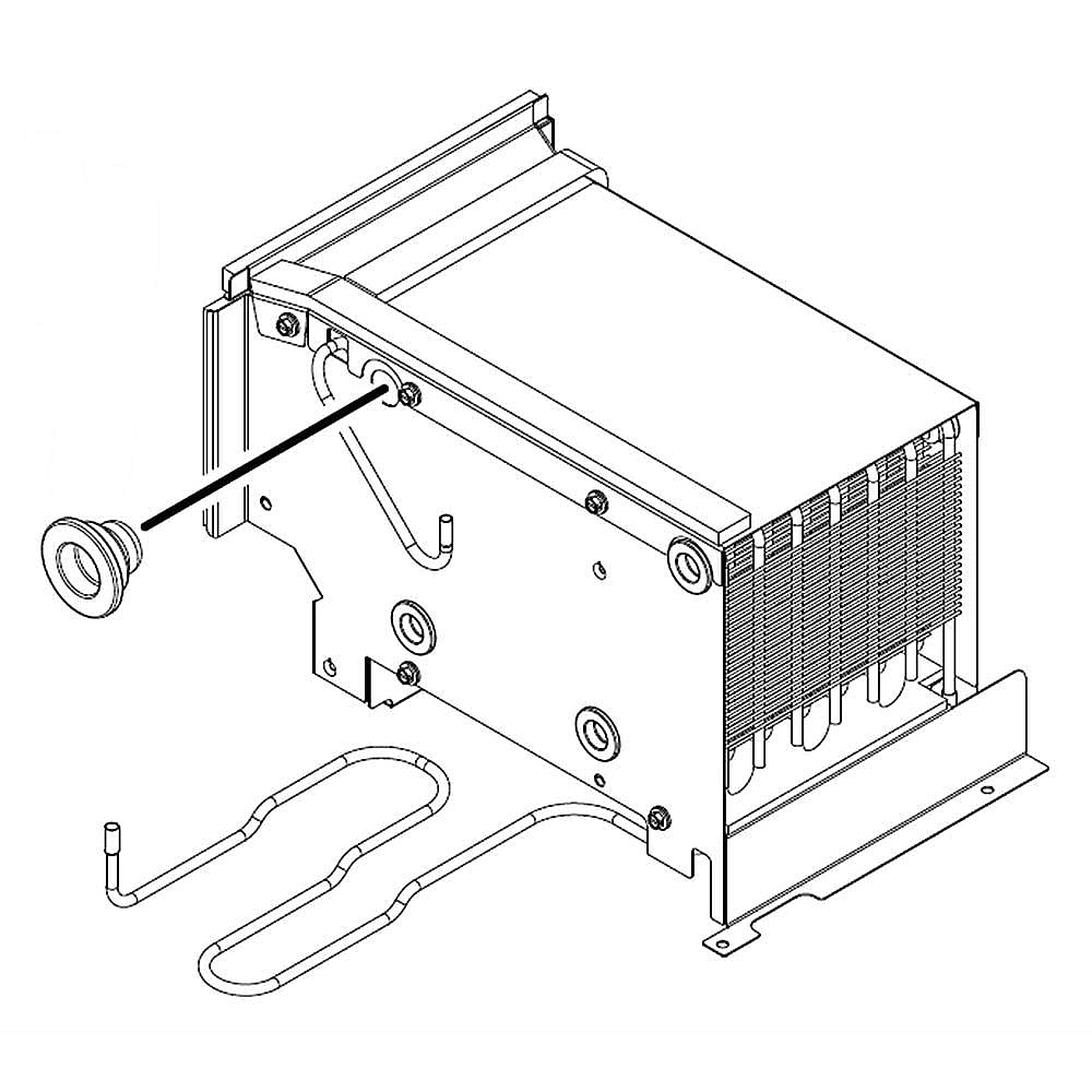 Part #w11233634, Condenser / 15.50 x 13.50 x 9.50