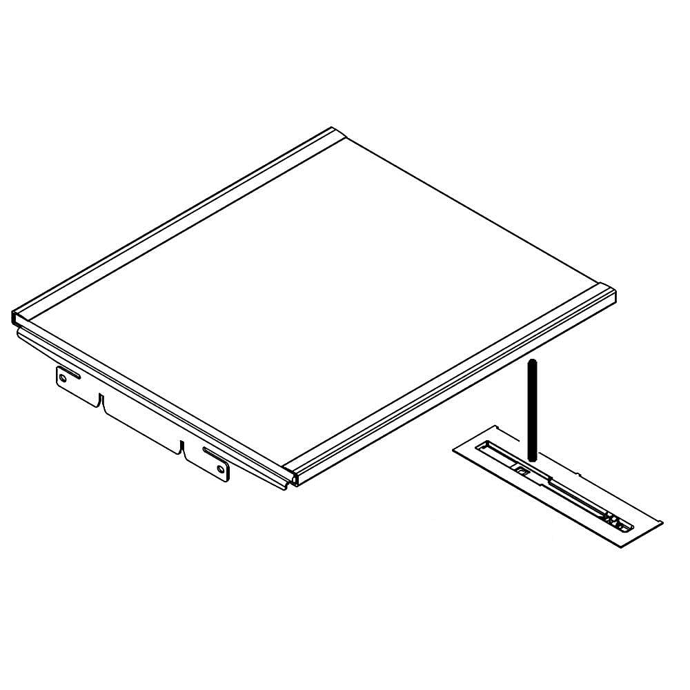 Part #w11234559, Glass Shelf | 32.25 x 25.25 x 2.00