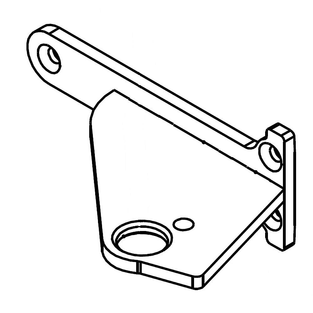 Photo of GE Part #w11240748, Door Hin | 6.00 x 2.50 x 1.75 from Repair Parts Direct