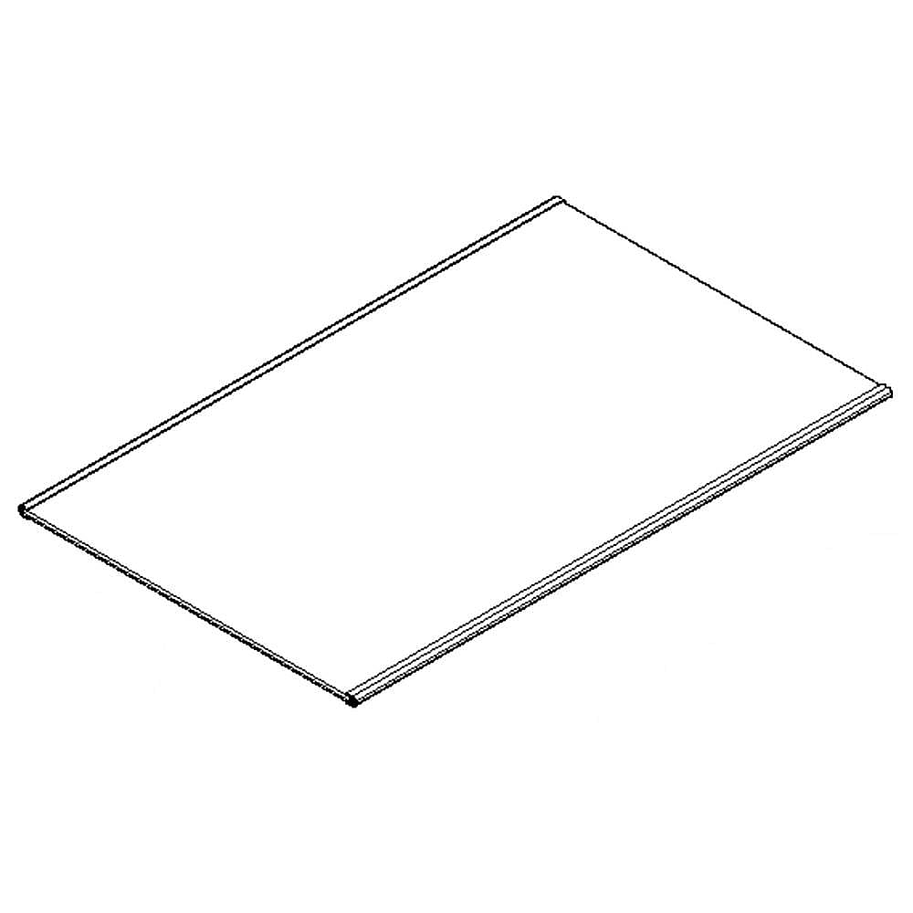 Photo of GE Part #w11244102, Refrigerator Glass Shelf | 35.25 x 27.50 x 1.00 from Repair Parts Direct