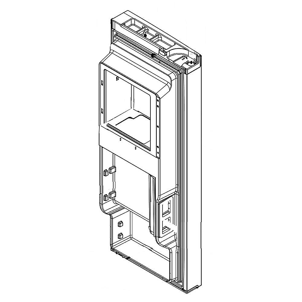 Part #w11254958, Refrigerator Door Assembly, Left (Black Stainless)