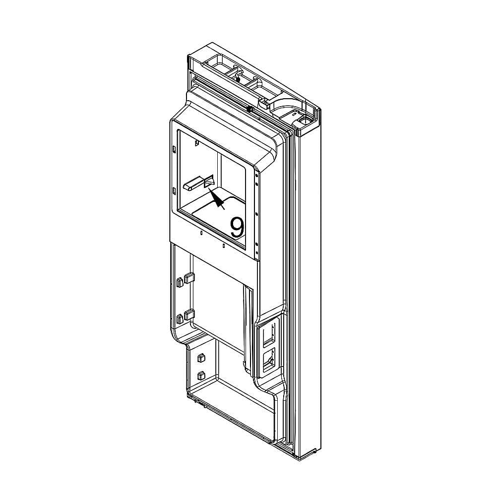 Part #w11254959, Refrigerator Door Assembly, Left (Stainless)