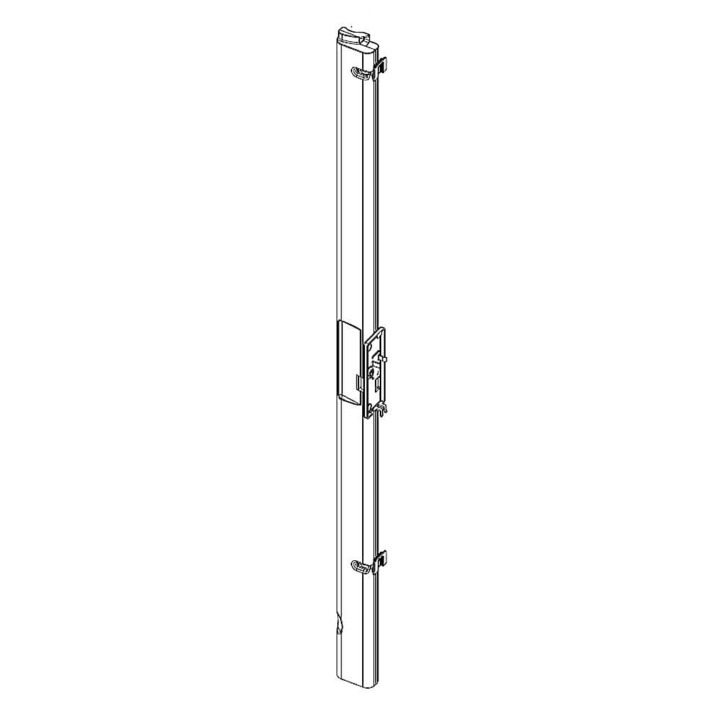 Part #w11256383, Refrigerator Flipper Assembly (Black) / 30.75 x 3.50 x 2.75