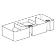 Pan-drip for Whirlpool WUB50X24HZ01 - Part W11264698